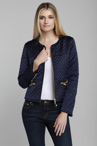 Dolce Cabo quilted jacket navy blue 71679