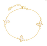 Women's bracelet butterfly with mother of pearl SG33463MPV