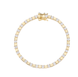 Women's tennis bracelet cubic 14k over sterling .925 SG33469V