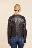 Dolce Cabo faux leather jacket with fringe 456