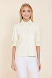 Dolce Cabo faux leather top 75497 white