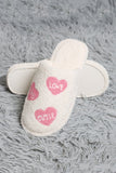 Women's Super Lux Love Heart Slippers jcl6113 two sizes