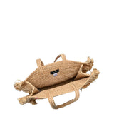 Antik Kraft straw beach bag tote bgaIn173