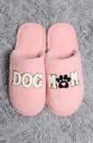 Women slippers dog mom