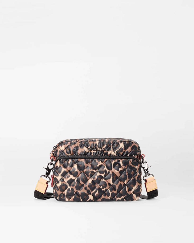 MZ Wallace metro camera case small 2 colors amber and leopard