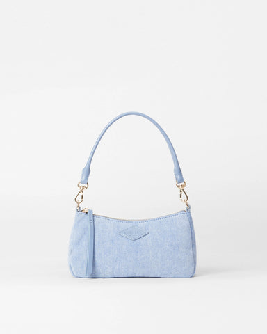 MZ Wallace Chelsea shoulder mini 1786b2221 true light denim