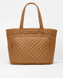 MZ Wallace large metro travel tote cognac