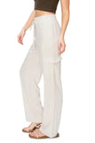 Women's wide leg cargo pant