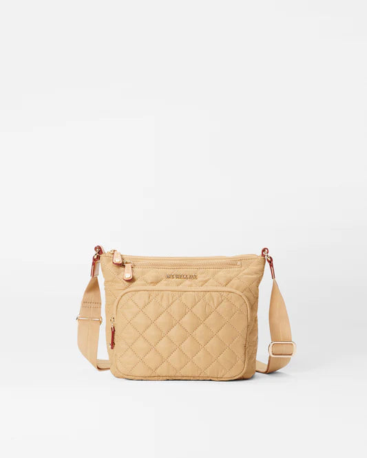 MZ Wallace  metro Scout crossbody deluxe sandshell