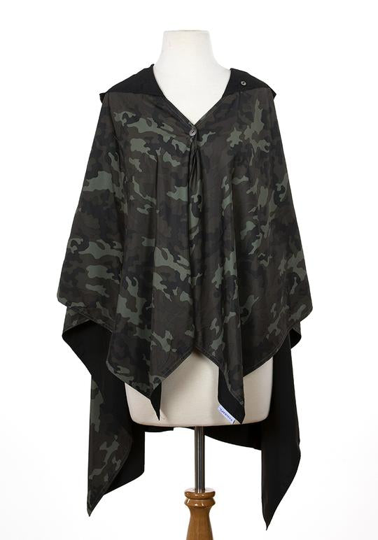 Rainraps hooded rain poncho RR5 reversible  8 colors