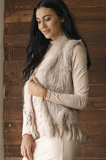 Dolce cabo fur vest best sale