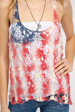 Urban X women's American flag tee shirt uc019a